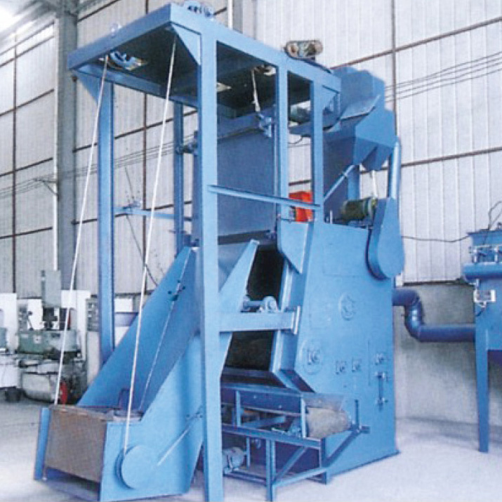 Q32系列自動上下料(卷揚上料、輸送下料、環(huán)保)履帶拋丸清理機